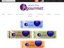 Tablet Screenshot of jkgourmet.ca